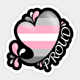 Proud to be a Demigirl Sticker